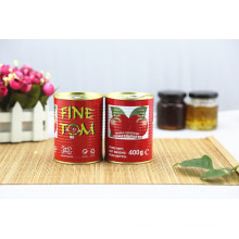 2016 New Crop Aseptic Tomatoes 400 G Canned Tomato Paste Brix 28-30% of Cold Break